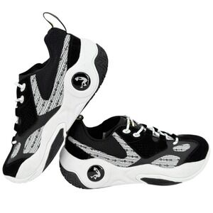 Shaq Men's Basketball RAQ Low Black White Sneakers Size 10.5 AQ95009MBW NWOB